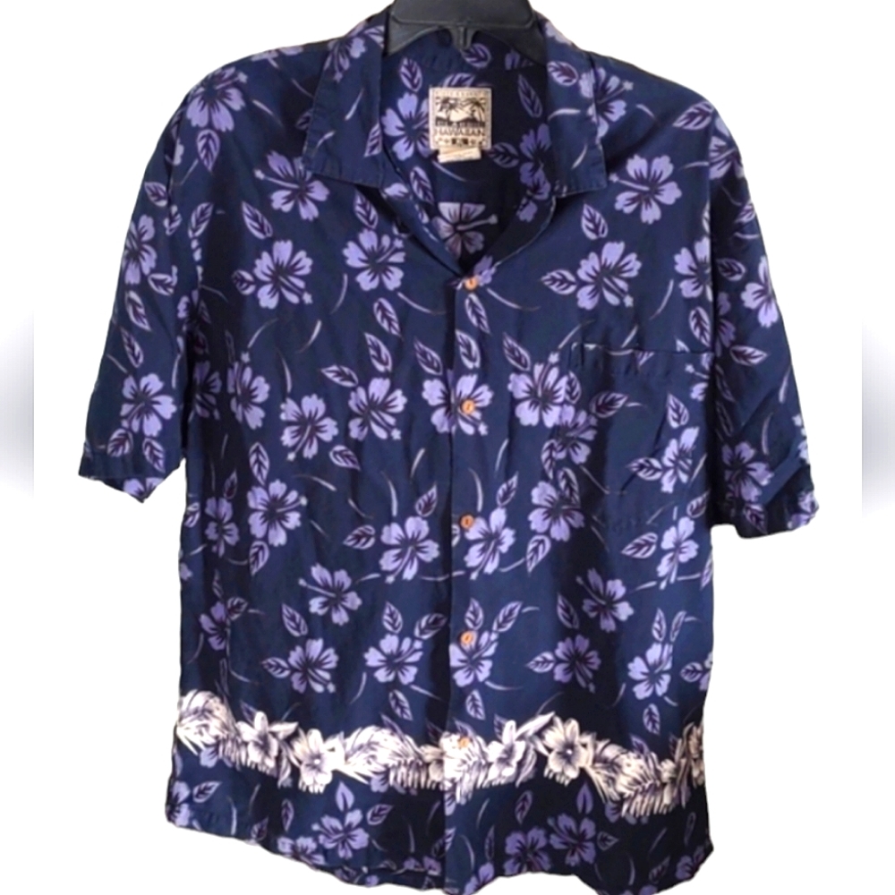 Steve & Barry's Men's Classic Vintage Hawaiian Shirt XL